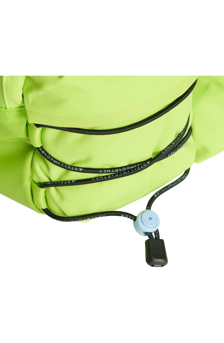 adidas by Stella McCartney Recycled Polyester Belt Bag, Alternate, color, Semi Solar Slime