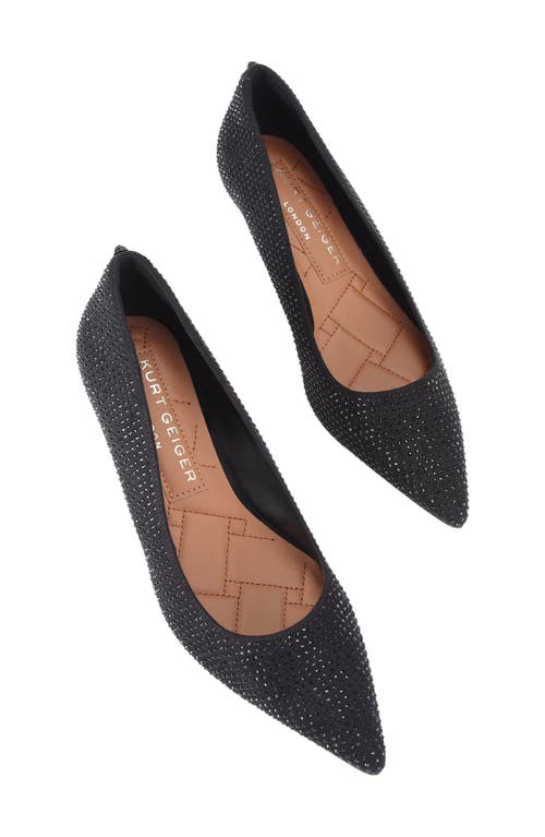 Kurt Geiger London Kensington Pointed Toe Pump In Black