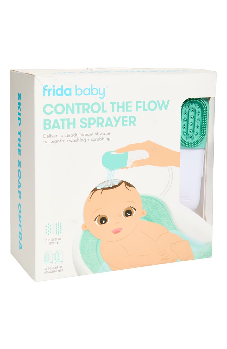 Fridababy Control The Flow Bath Sprayer, Main, color, White