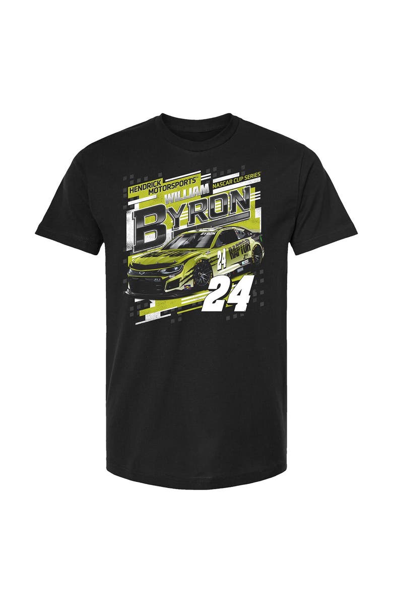 HENDRICK MOTORSPORTS TEAM COLLECTION Men's Hendrick Motorsports Team Collection  Black William Byron Draft T-Shirt, Alternate, color, 