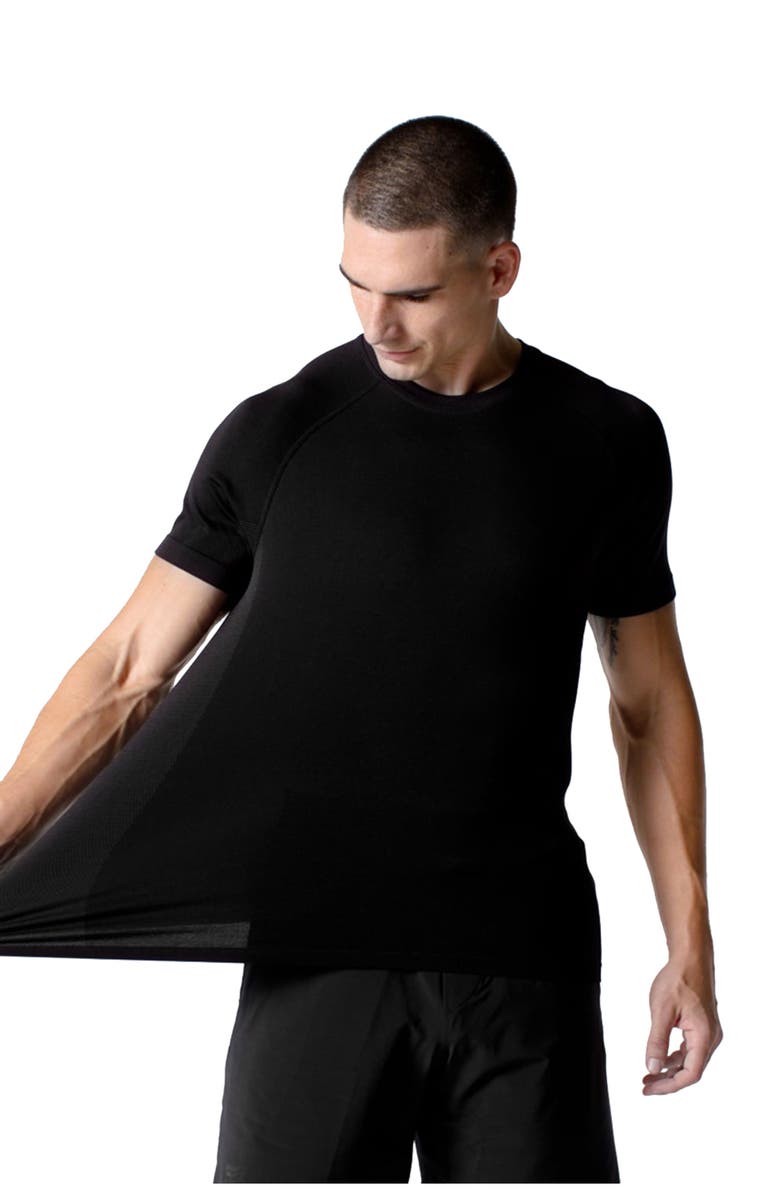 Fabletics Men's The Training Day Tee, Alternate, color, Black Tactical Camo