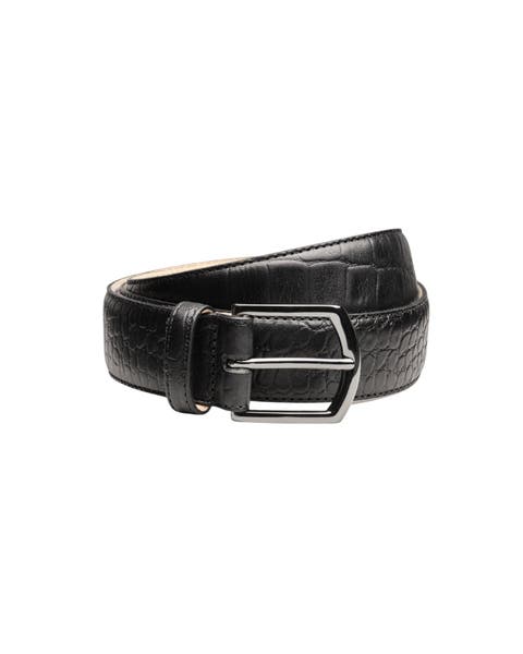 Embossed Leather Belt
