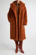 Max Mara Tedgirl Oversize Double Breasted Alpaca Blend Coat