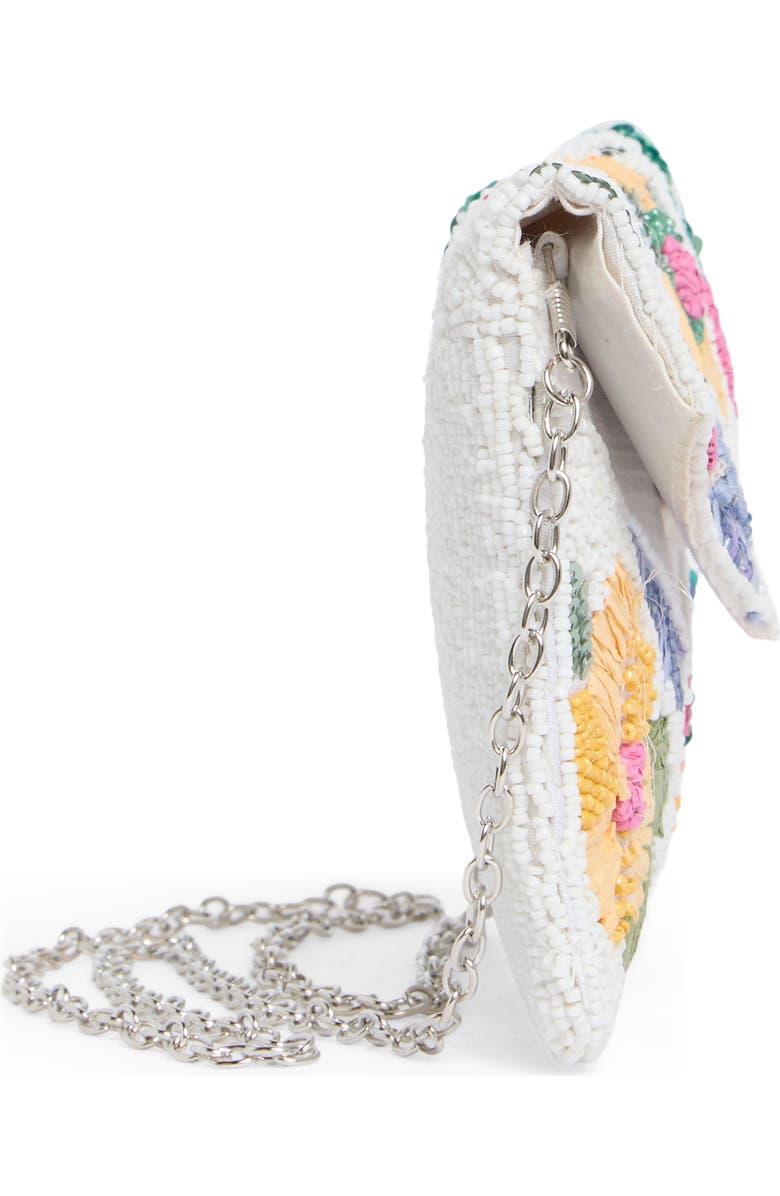 Collection XIIX Floral Beaded Envelope Clutch, Alternate, color, Floral