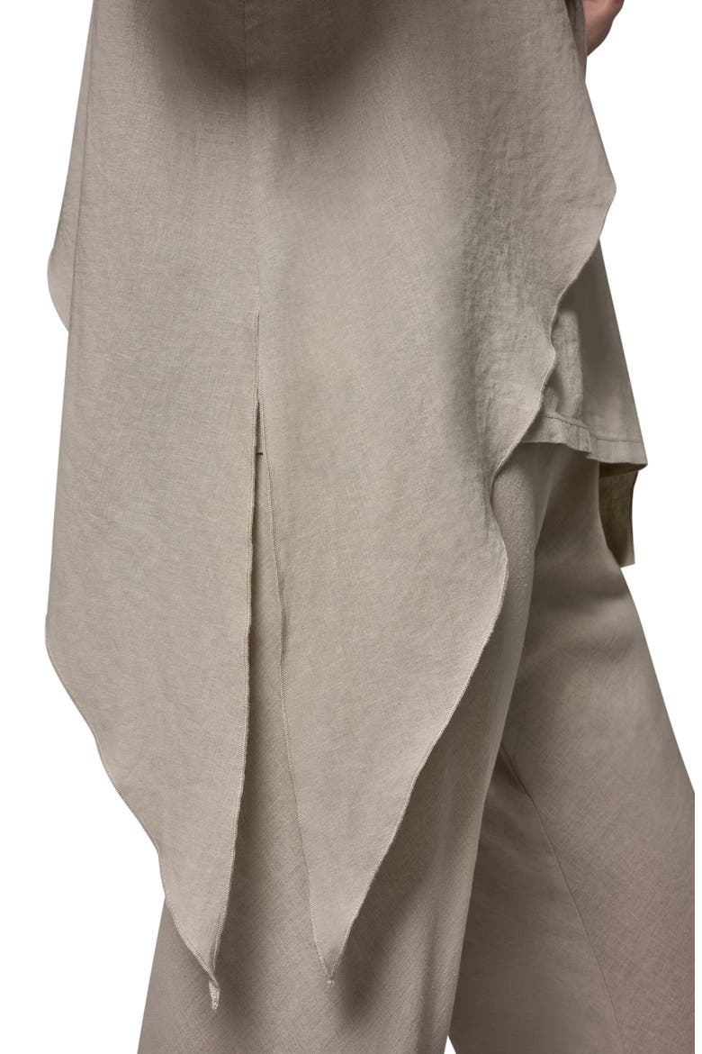 Overlap Wrap Front Top, Alternate, color, SANDSTONE