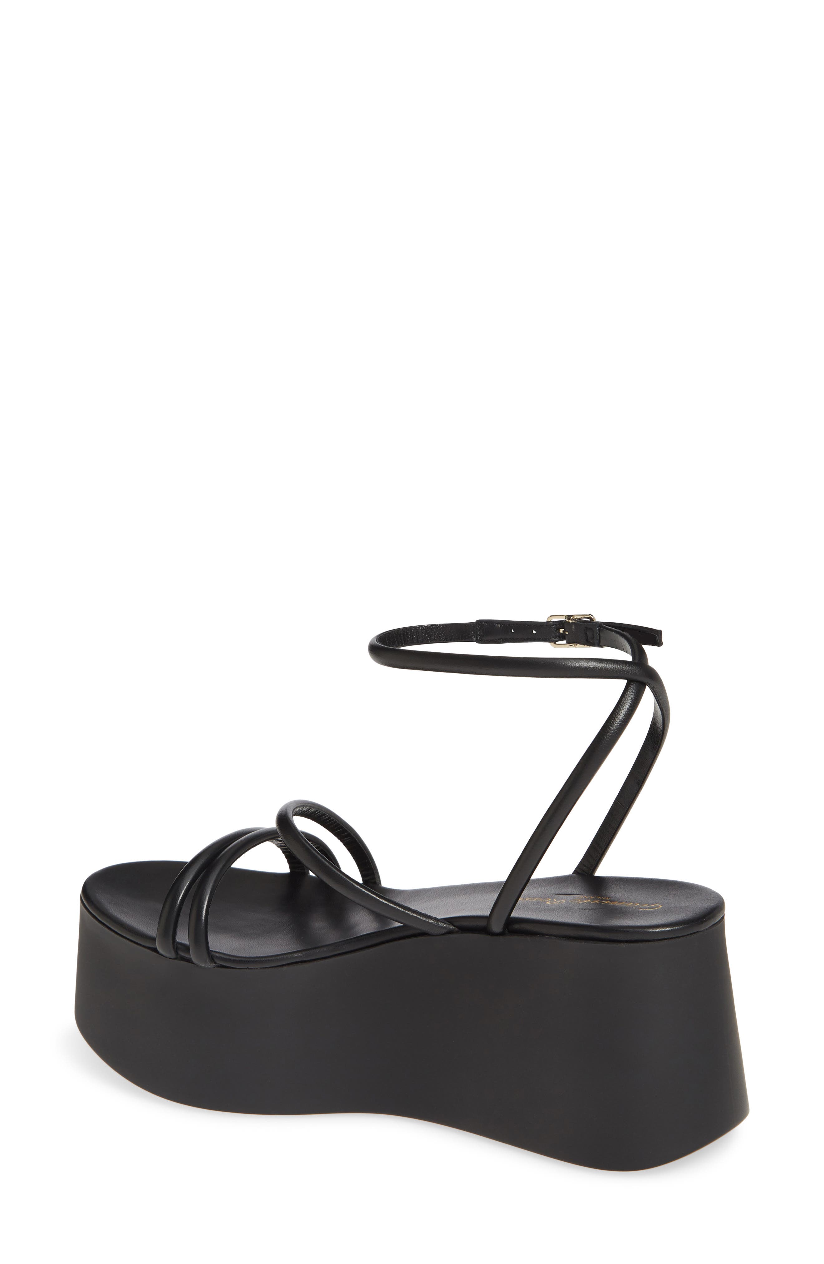 Gianvito Rossi Strappy Platform Sandal, Alternate, color, 