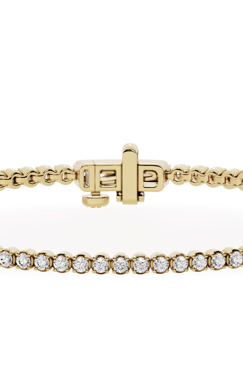 Jennifer Fisher 18K Gold Round Lab Created Diamond Tennis Bracelet - 1.48 ctw, Alternate, color, 