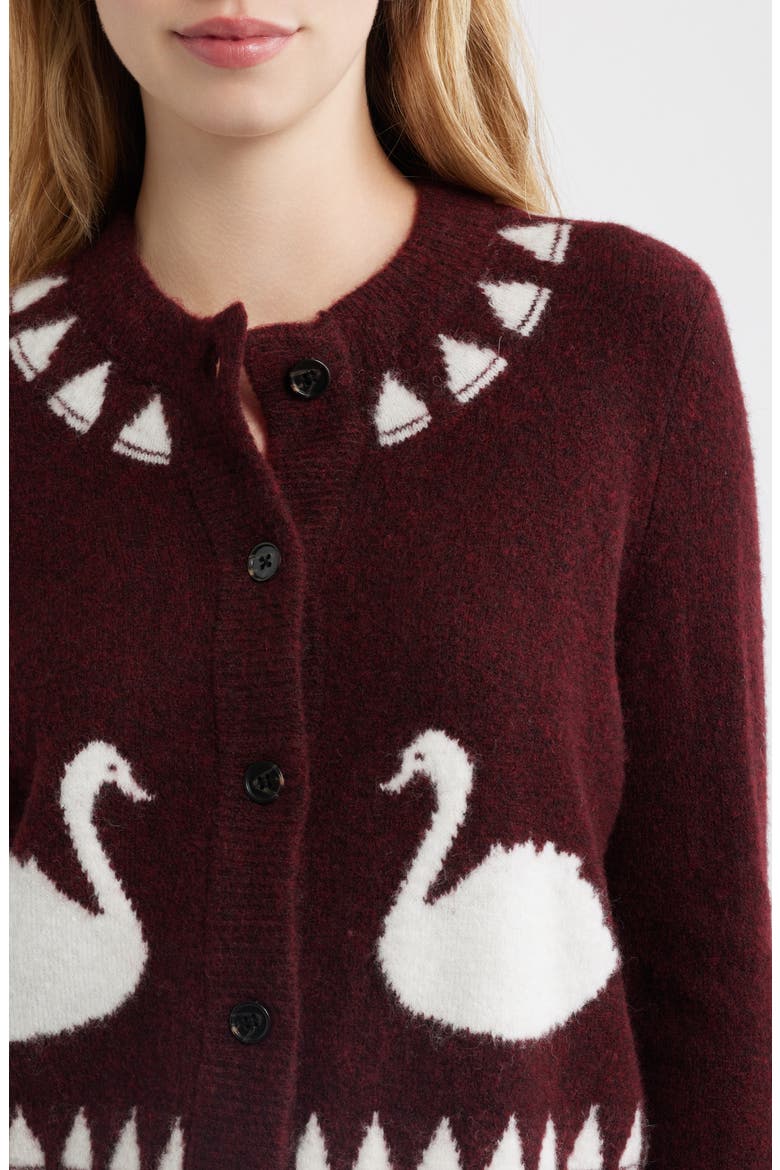 Millie Cardigan, Alternate, color, SWANS