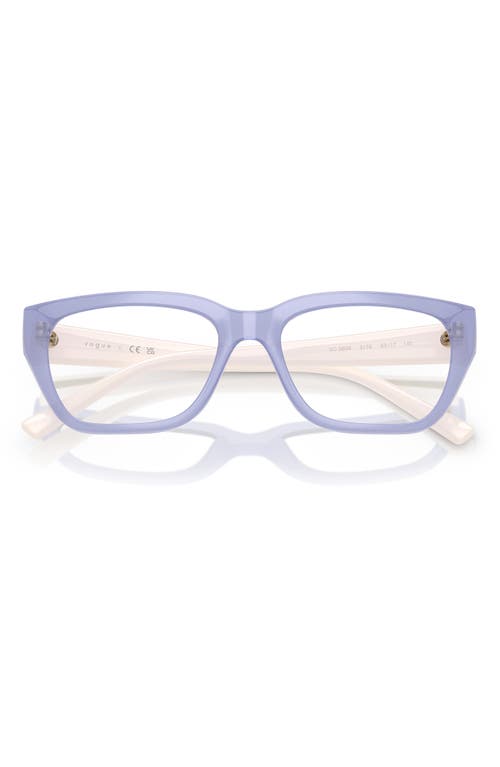 Vogue 53mm Pillow Optical Glasses In Purple