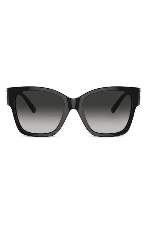 54mm Gradient Square Sunglasses