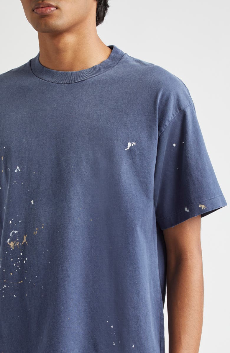 John Elliott Odeon Paint Splatter Cotton T-Shirt, Alternate, color,