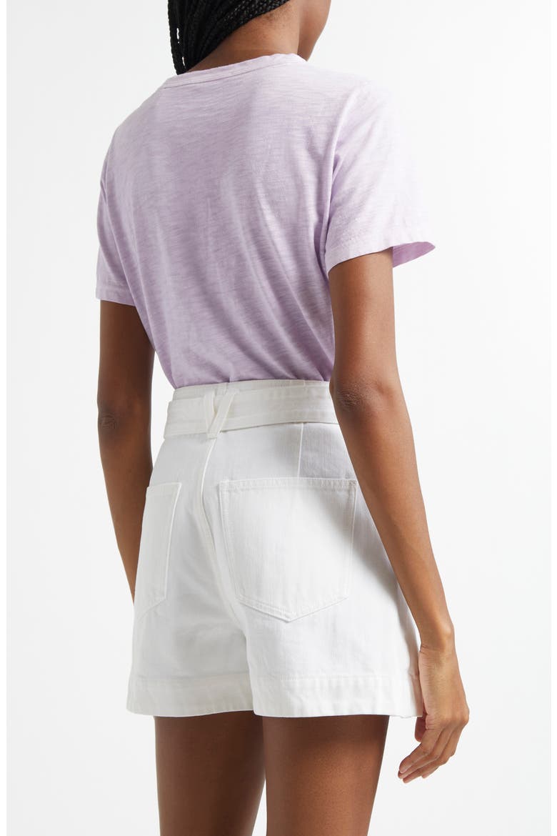 Carla Crewneck Cotton T-Shirt, Alternate, color, SOFT LILAC