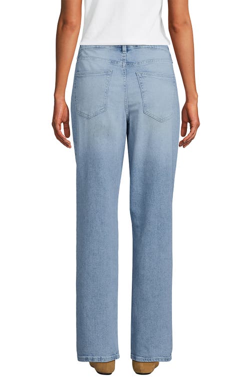 LANDS' END LANDS' END SOFT DENIM MID RISE BOYFRIEND JEANS