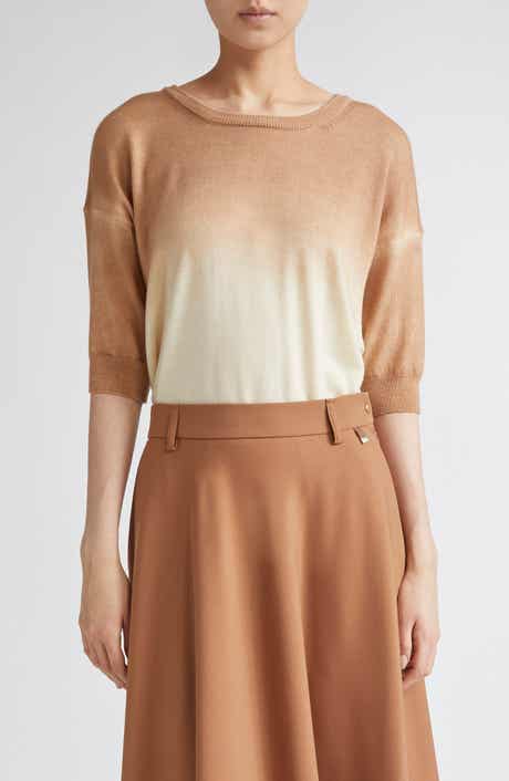 Herno Ombré Elbow Sleeve Wool Sweater