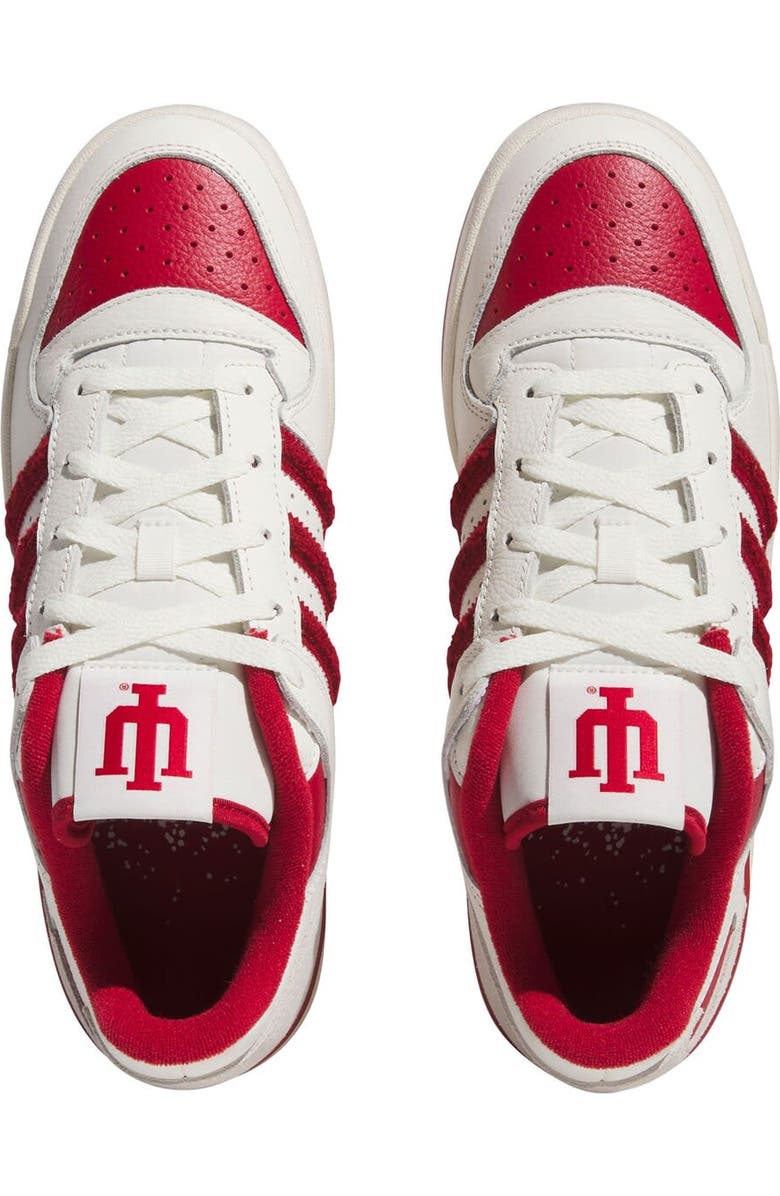 adidas Unisex adidas White Indiana Hoosiers Forum Low Basketball Shoes, Alternate, color,