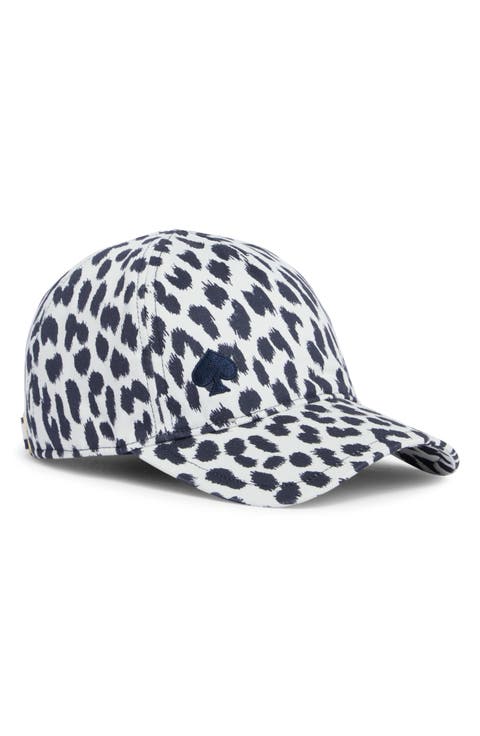 modern leopard print baseball cap