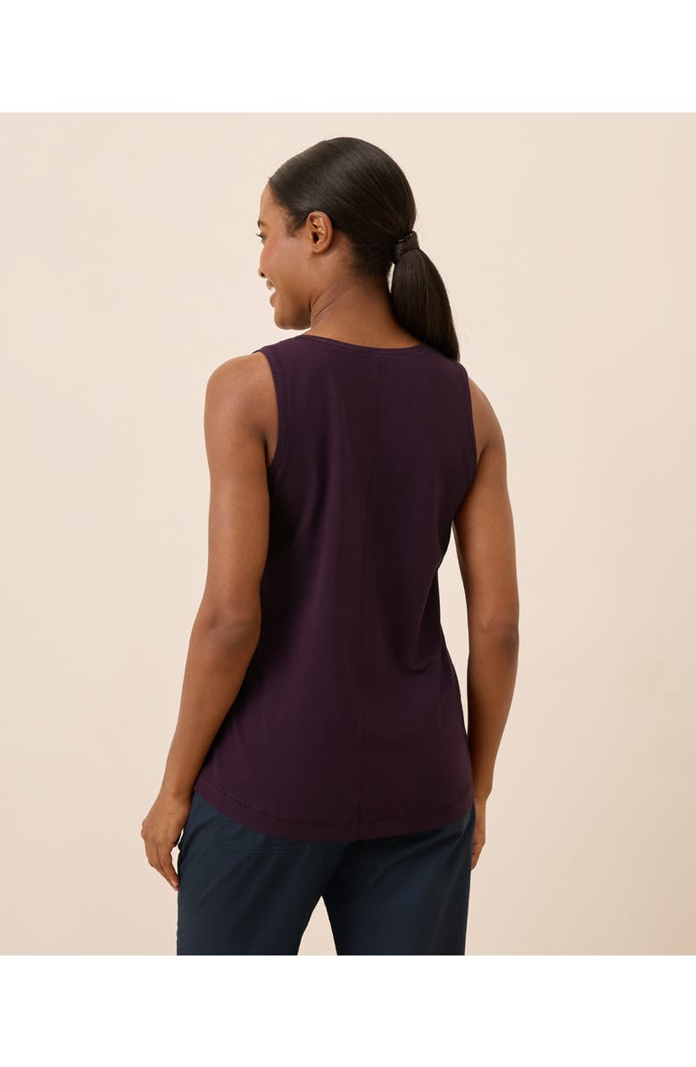 Pact Luxe Stretch Jersey Swing Tank, Alternate, color, Black