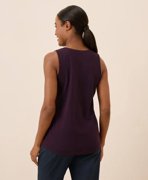 Pact Luxe Stretch Jersey Swing Tank In Black