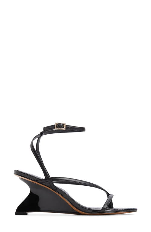 Shop Aldo Talvi Wedge Sandal In Black