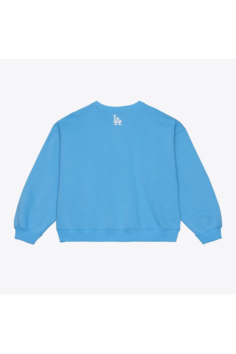 Men's Mitchell & Ness Light Blue Los Angeles Dodgers Insignia Fleece Sweatshirt, Alternate, color, Light Blue
