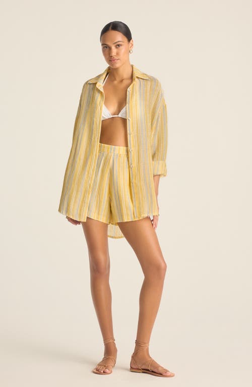 Vitamin A Playa Boyfriend Shirt Sunny Skies In Sunny Skies