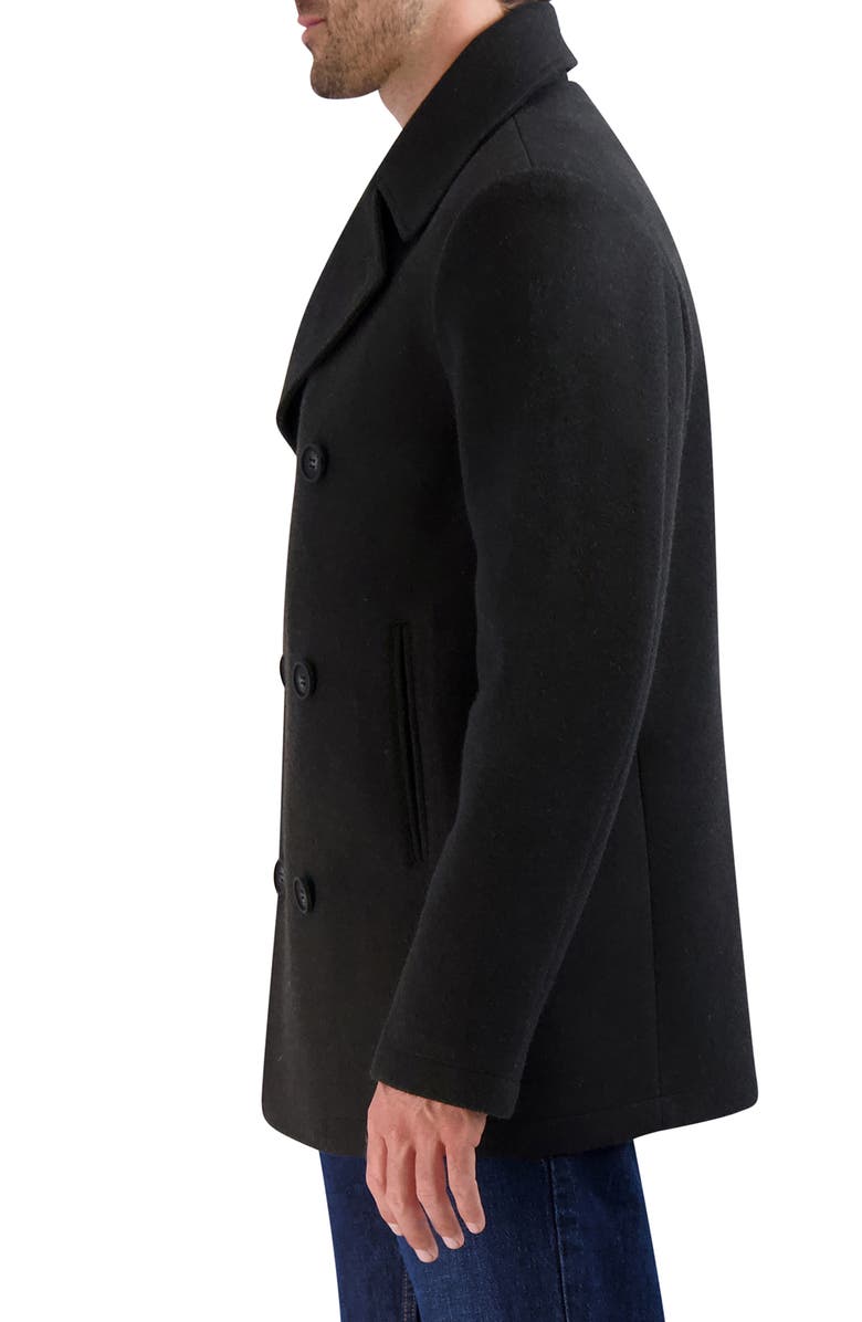 Cole Haan Double Breasted Peacoat, Alternate, color, 