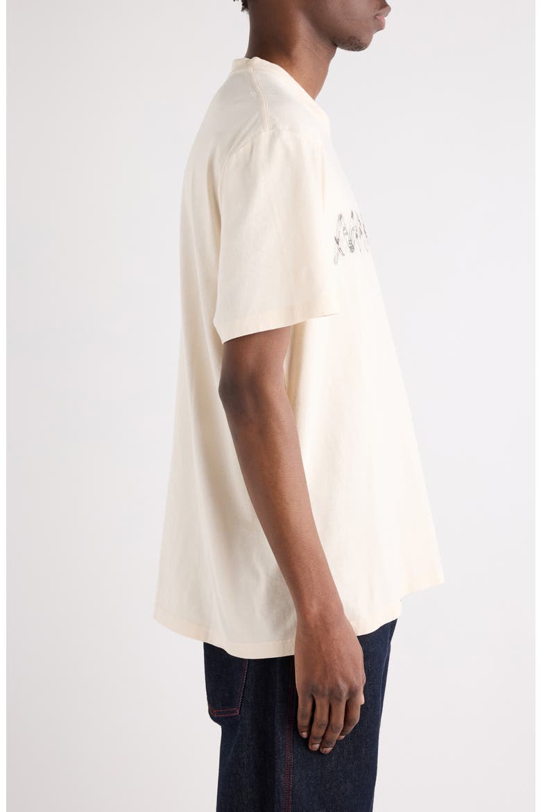 Honore Logo Graphic T-Shirt, Alternate, color, ECRU