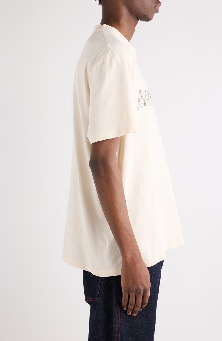 Isabel Marant Honore Logo Graphic T-Shirt, Alternate, color, Ecru
