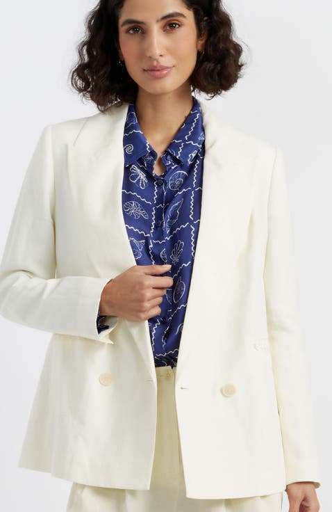 Linen Blend Blazer