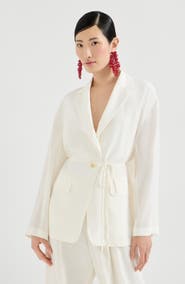 Brunello Cucinelli Sablé crêpe blazer