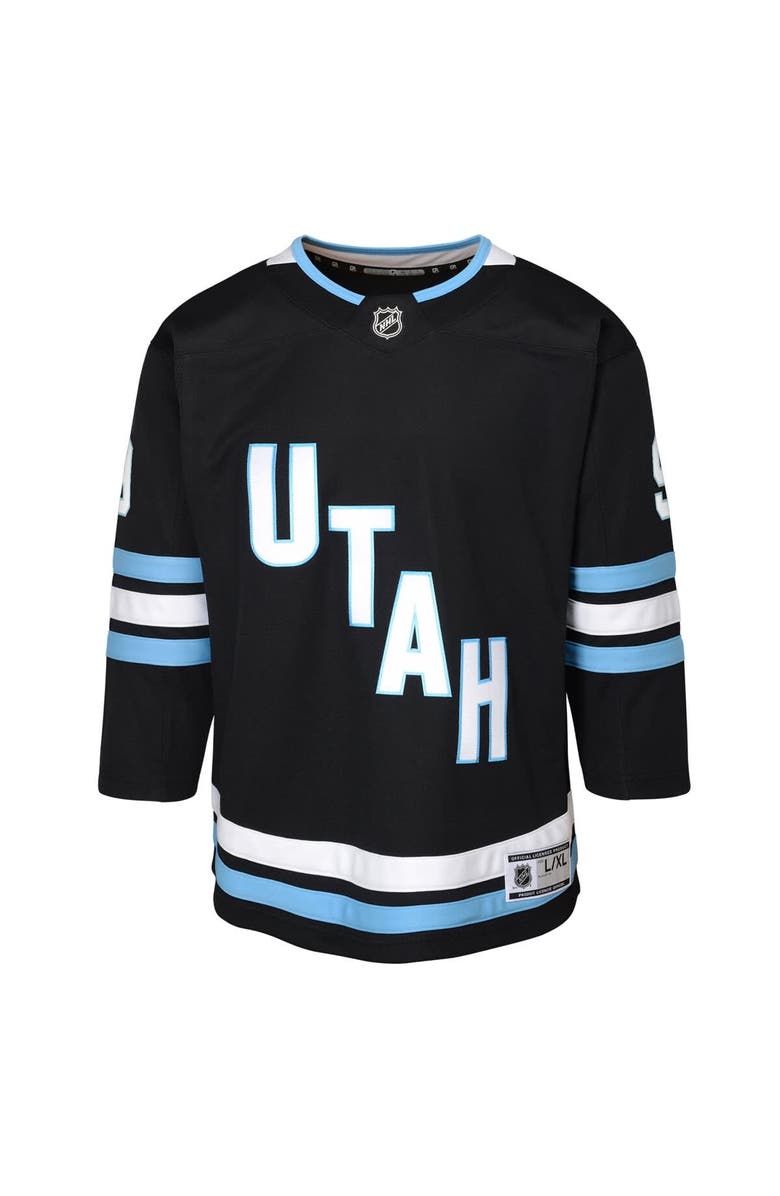 Outerstuff Youth Clayton Keller Black Utah Hockey Club Home Premier Player Jersey, Alternate, color, 
