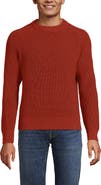 Lands' End Drifter Cotton Crewneck Sweater