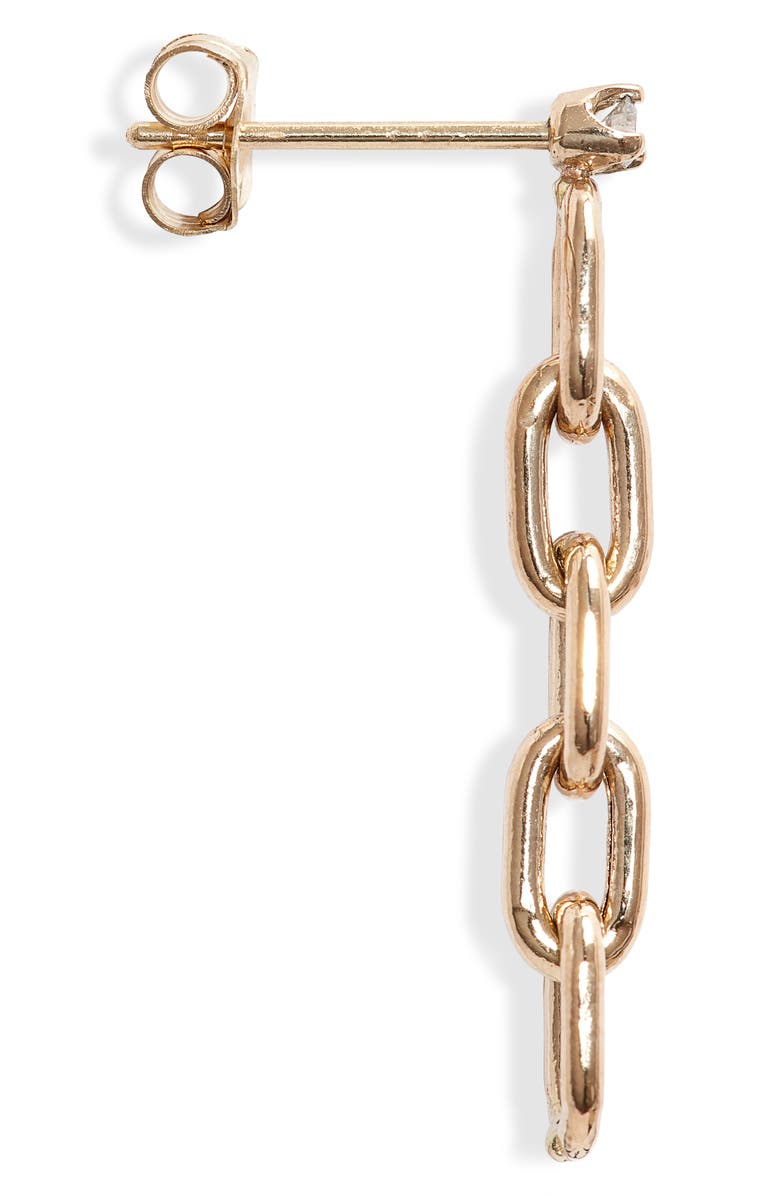 Zoë Chicco Large Square Oval Link Earrings, Alternate, color, 