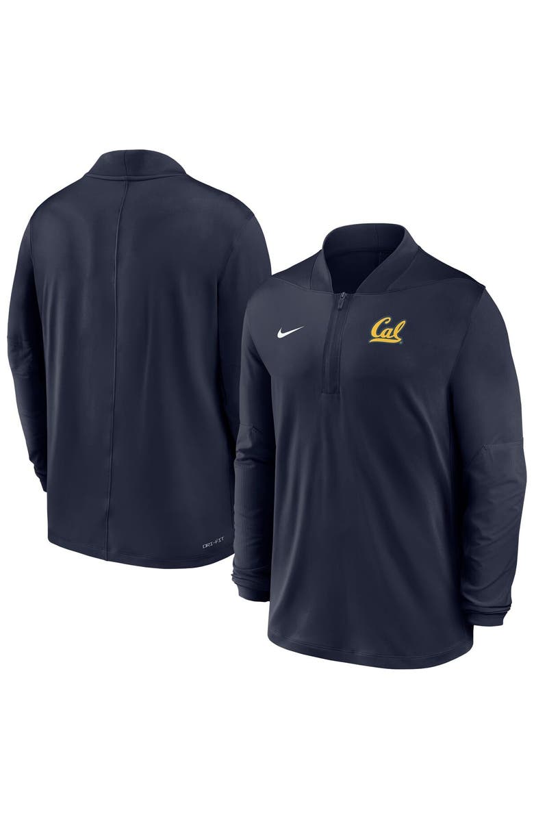 Nike Men's Nike Navy Cal Bears Dri-FIT Half-Zip Pullover, Main, color, Navy