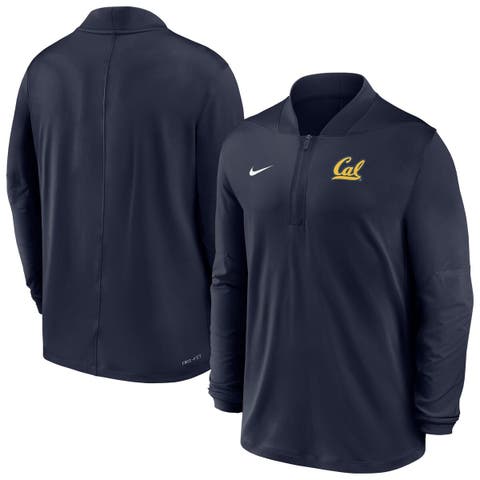 Men's Nike  Navy Cal Bears Dri-FIT Half-Zip Pullover