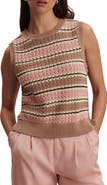 Varley Deeley Stripe Sleeveless Sweater