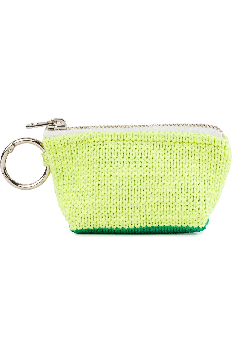 verloop Pouch Bag Charm, Alternate, color, Lime