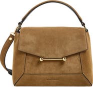Strathberry Mosaic Suede Top Handle Bag