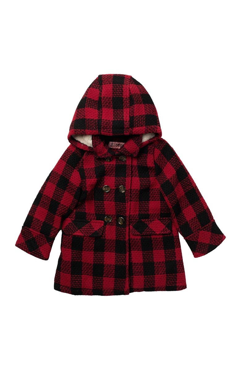 Urban Republic Double Breasted Wool Blend Coat, Main, color, 