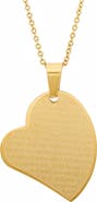 STEELTIME Lord's Prayer Heart Pendant Necklace