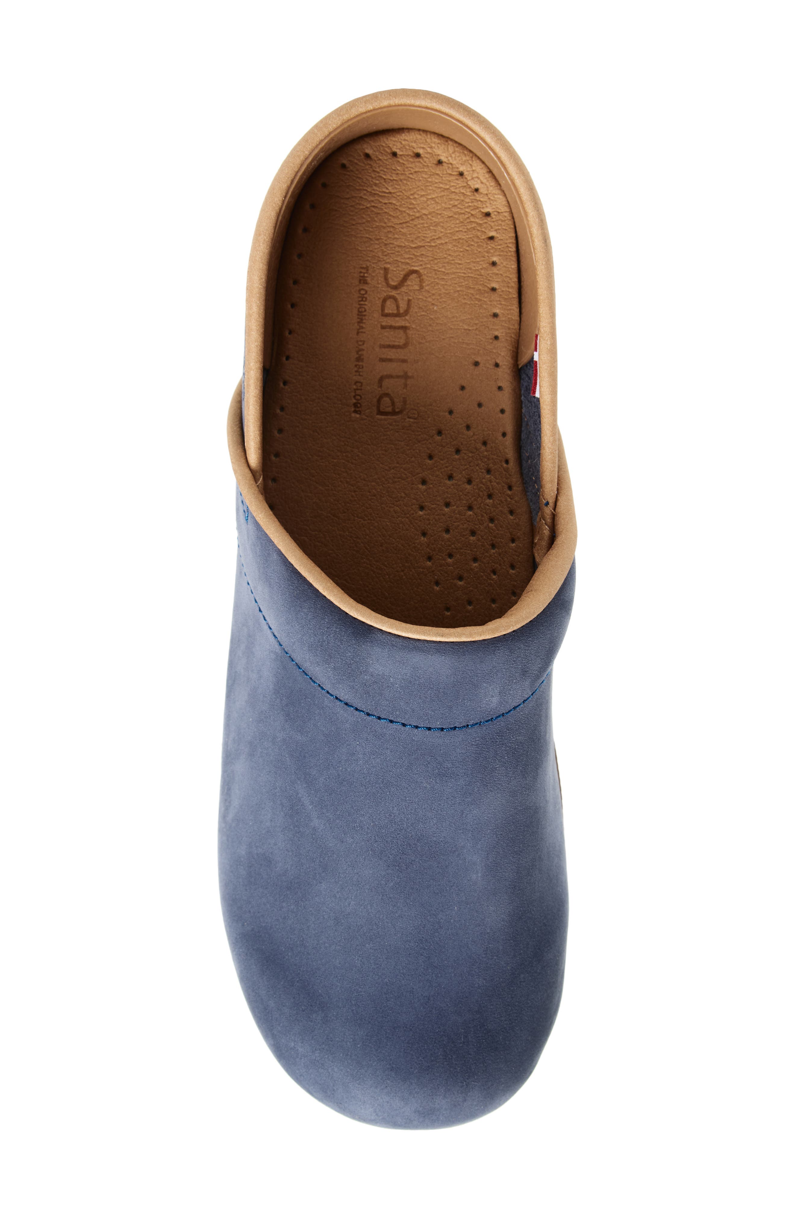 Sanita Professional Leather Clog, Alternate, color, Dove Blue