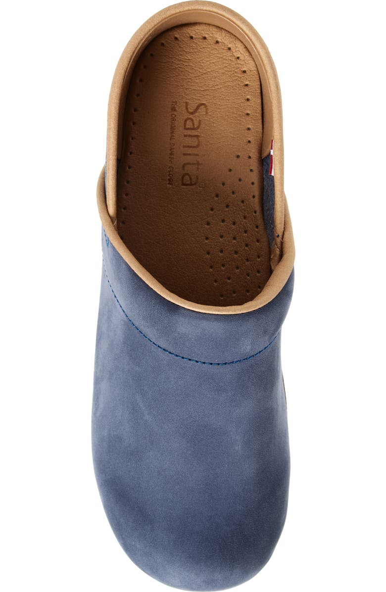 Sanita Professional Leather Clog, Alternate, color, Dove Blue