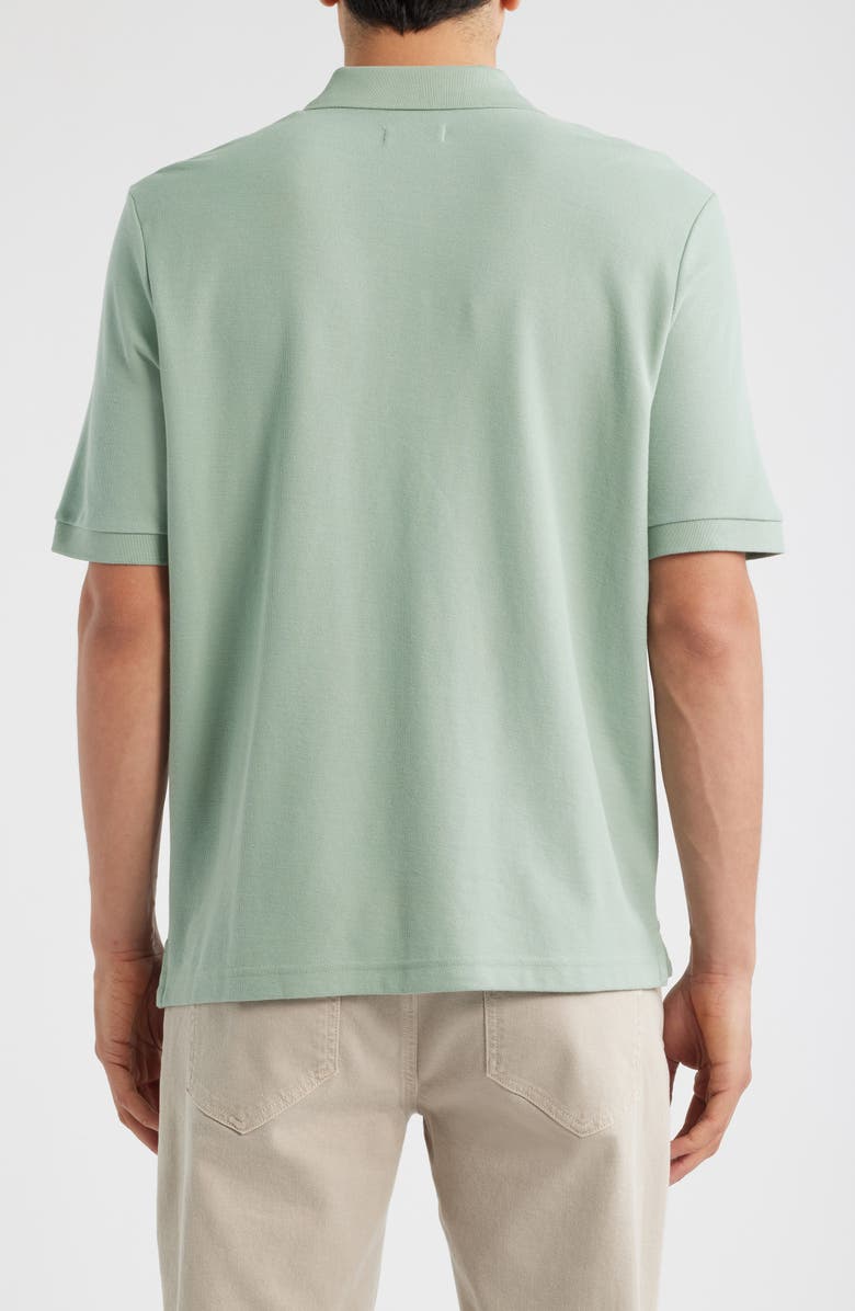 Nordstrom Pima Cotton Piqué Polo, Alternate, color, Green Iceberg
