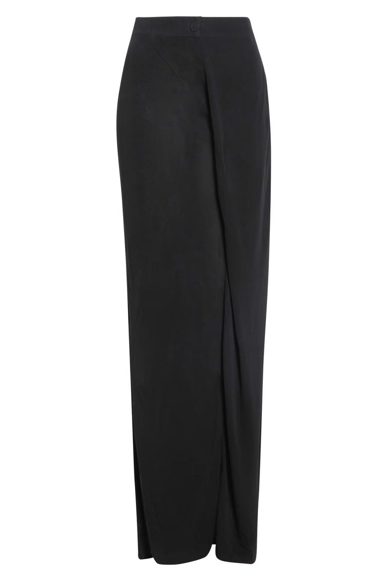 Fusion Jersey Maxi Skirt, Main, color, BLACK