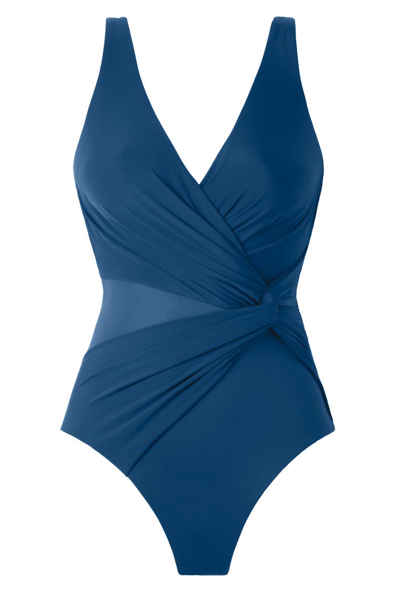 Illusionists Circe One-Piece Swimsuit, Alternate, color, TWILIGHT