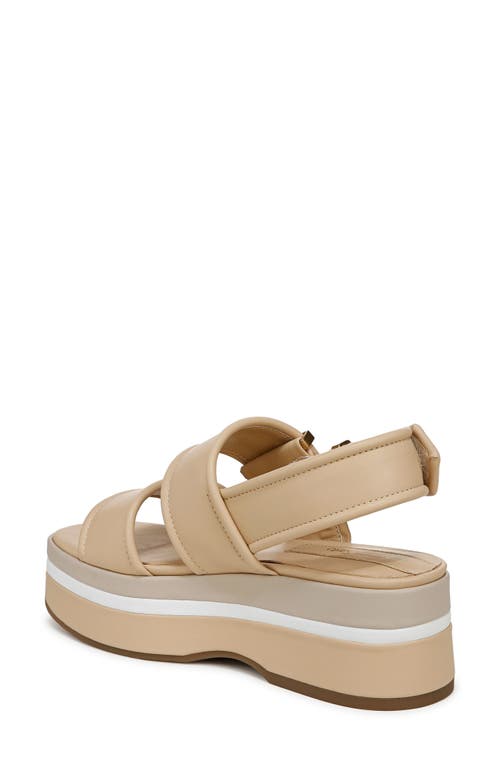 Franco Sarto Piper Slingback Platform Sandal In Sand