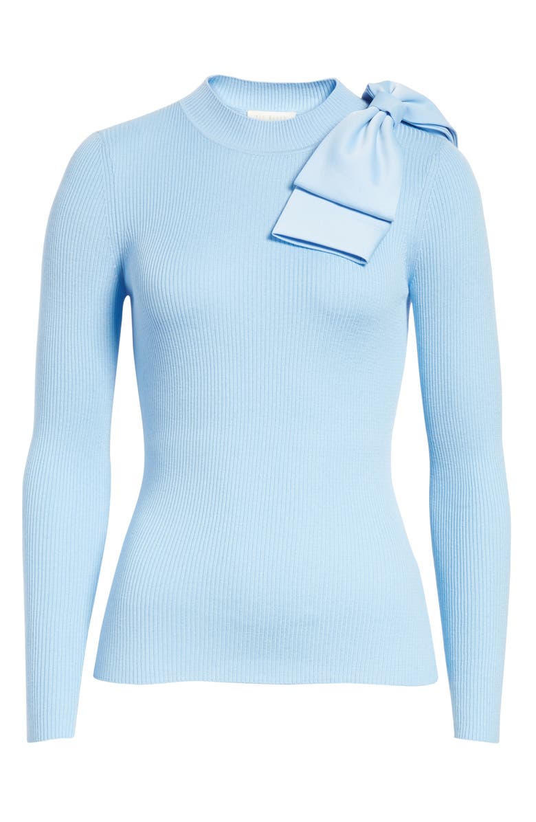 Ted Baker London Bow Detail Ribbed Sweater, Alternate, color, 