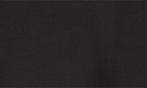 Lafayette 148 New York Contrast Collar Long Sleeve Stretch Responsible Wool Sheath Dress In Black