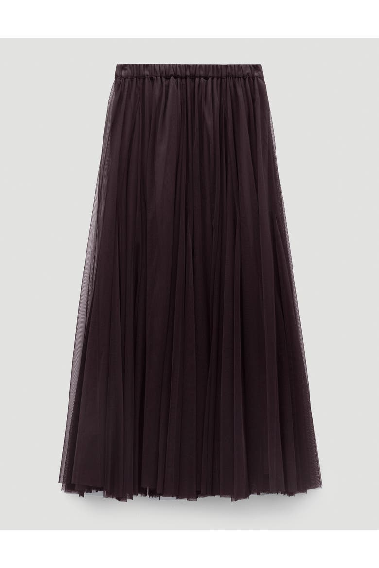 Millie Tulle Maxi Skirt, Alternate, color, Plum