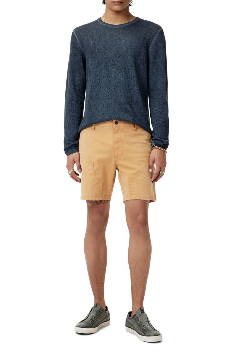 Camden Open Stitch Organic Cotton Sweater, Alternate, color, NAVY